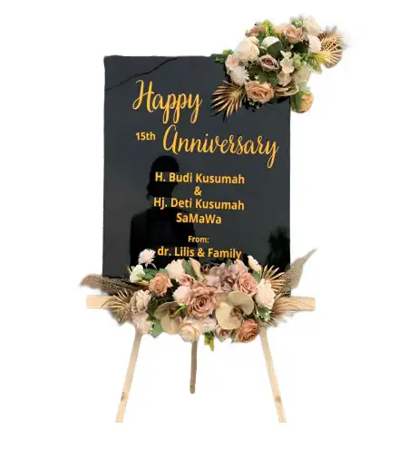 Papan Bunga Akrilik Padarangin